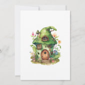 エンチャントガーデンフェアリー誕生日ウッドランド 招待状 (裏面)