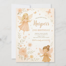 エンチャントガーデンフェアリー誕生日 招待状