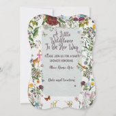 エンチャントガーデンベビーシャワー招待状 招待状 (裏面)