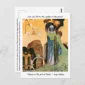 エンチャントガーデンヴィンテージイラストレーションカイニールセン ポストカード (正面/裏面)