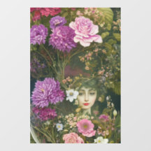 エンチャントガーデンヴィンテージ植物妖精の窓Cl