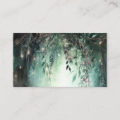 エンチャントガーデンQRコードオンラインRSVP 結婚's エンクロージャーカード (裏面)