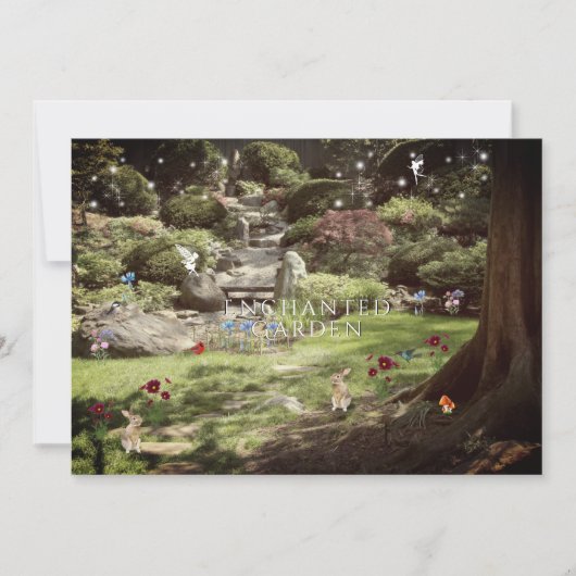 エンチャントガーデンSweet sixteen招待状 招待状 (正面)