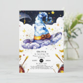 エンチャントキッズおもしろいウィザード誕生日 招待状 (スタンド正面)