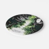 エンチャントキッズウッドランド誕生日 ペーパープレート (アングル)