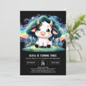 エンチャントキッズカウー誕生日 招待状 (スタンド正面)