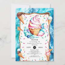 エンチャントキッズコーンアイスクリーム誕生日