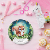 エンチャントキッズリス誕生日 ペーパープレート (パーティー)