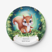 エンチャントキッズリス誕生日 ペーパープレート (正面)