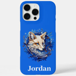 エンチャントキツネと名前をカスタムする iPhone 16 PRO MAXケース