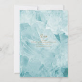 エンチャントクリスタルガーデンマジカルファンタジー誕生日 招待状 (裏面)