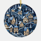 エンチャントクリスマスヴィレッジオーナメント セラミックオーナメント (正面)