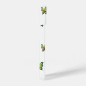 エンチャントグリーン&イエローバタフライケース iPhoneケース (右側面)