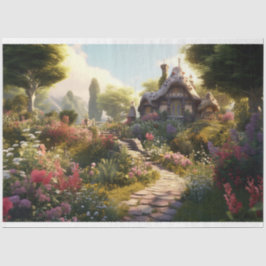 エンチャントコテージ1デコページ紙 薄葉紙