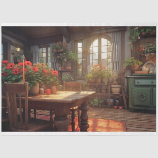 エンチャントコテージ4デコページ紙 薄葉紙 (正面)