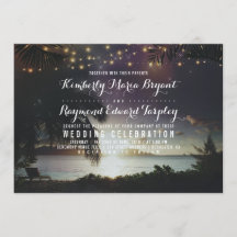 エンチャントサンセットビーチヴィンテージウェディング