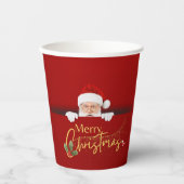 エンチャントサンタクロースメリークリスマスフェスティバル 紙コップ (正面)