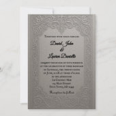 エンチャントシルバーフォト結婚式招待状 招待状 (正面)