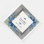 エンチャントシルバー&ブルーフローラブライダルシャワー (コーナー)