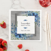 エンチャントシルバー&ブルーフローラブライダルシャワー (インサイチュ)