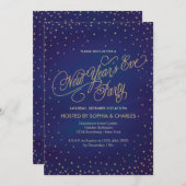 エンチャントスターズニューイヤーズイブパーティの招待状 招待状 (正面/裏面)