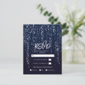 エンチャントスターライトシルバーブルースウィート16 RSVP 招待状 (スタンド正面)