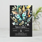 エンチャントセージグリーン誕生日 招待状 (スタンド正面)