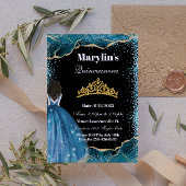 エンチャントターコイズグリッタープリンセスキンセアニェラ 招待状