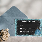 エンチャントターコイズグリッタープリンセスキンセアニラ 出欠カード