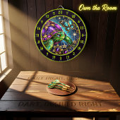 エンチャントタートルバタフライファンタジーロッジデコール ダーツボード