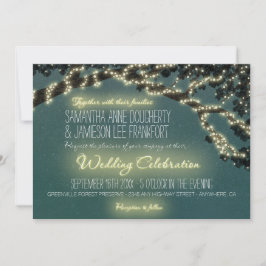 エンチャントツリーブランチ素朴結婚式招待状 招待状