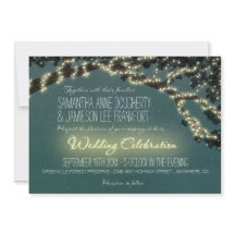 エンチャントツリーブランチ素朴結婚式招待状