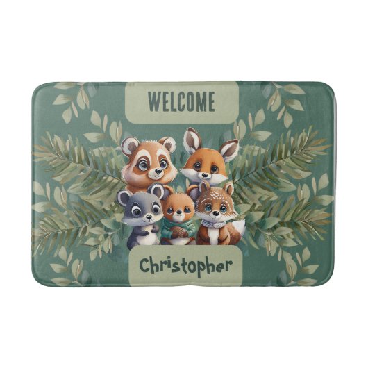 エンチャントテイルズベビー バスマット (正面)