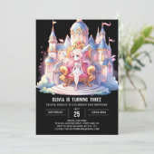 エンチャントデジタルプリンセス誕生日 招待状 (スタンド正面)