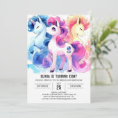 エンチャントデジタルホース誕生日 招待状 (スタンド正面)