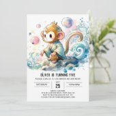 エンチャントデジタルモンキー誕生日 招待状 (スタンド正面)