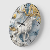 エンチャントトインデナーホリデーディスプレイ ラージ壁時計 (傾斜)