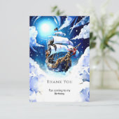 エンチャントトレジャー狩り海賊版誕生日 サンキューカード (スタンド正面)