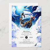 エンチャントトレジャー狩り海賊版誕生日 招待状 (正面/裏面)