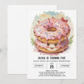 エンチャントドガーリーナッツ誕生日 招待状 (正面/裏面)