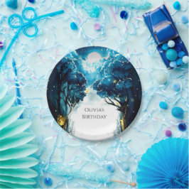 エンチャントドチルドレンズウッドランド誕生日 ペーパープレート