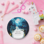 エンチャントドチルドレンズウッドランド誕生日 ペーパープレート (パーティー)