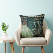 エンチャントドフォレストセージ緑キンセアニラ写真 クッション (椅子)