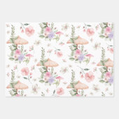 エンチャントドフォレスト妖精誕生日ガーデンティーパーティー ラッピングペーパーシート (正面3)