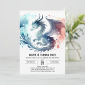 エンチャントドラゴン誕生日デジタル 招待状 (スタンド正面)