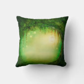 エンチャントドリーミーフォレスト&ライツ素朴カスタム クッション (裏面)