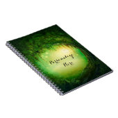 エンチャントドリーミーフォレスト&ライツ素朴カスタム ノートブック (右側)