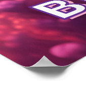 エンチャントドリーミーマジカルバタフライ誕生日 ポスター (角)