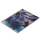 エンチャントナイトスカイ夕べビーチライツジャーナル ノートブック (左側)