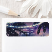 エンチャントナイトスカイ夕べビーチライツ結婚ズ ラベル (インサイチュ)